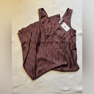 Self Contrast’s Amalia Dress - Maroon & Pink - Size small. New with tags.